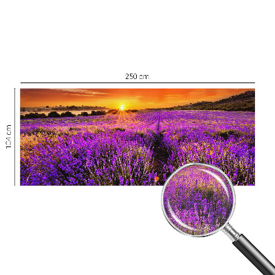 Dekoracyjna fototapeta na ścianę z motywem lawendowego zachodu
