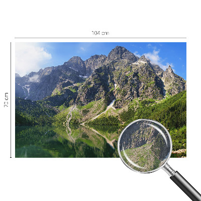 Fototapeta samoprzylepna z nadrukiem z motywem malowniczych gór
