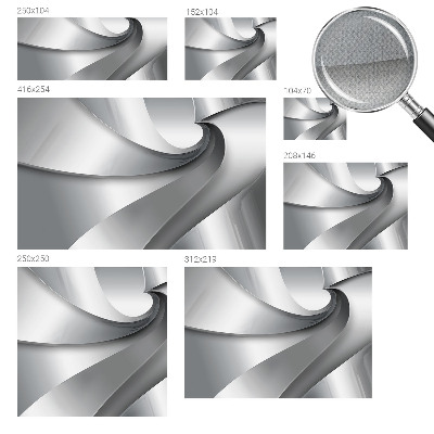 Fototapeta samoprzylepna z nadrukiem z geometrycznym motywem spirali