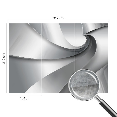 Fototapeta samoprzylepna z nadrukiem z geometrycznym motywem spirali