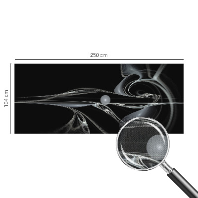 Fototapeta samoprzylepna do sypialni z motywem płynnych linii