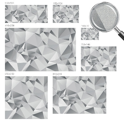 Fototapeta samoprzylepna do sypialni z abstrakcyjnym geometrycznym wzorem