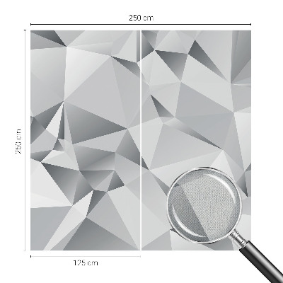Fototapeta samoprzylepna do sypialni z abstrakcyjnym geometrycznym wzorem