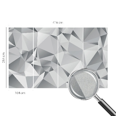 Fototapeta samoprzylepna do sypialni z abstrakcyjnym geometrycznym wzorem