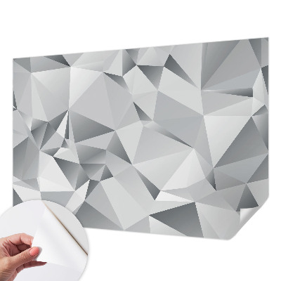 Fototapeta samoprzylepna do sypialni z abstrakcyjnym geometrycznym wzorem