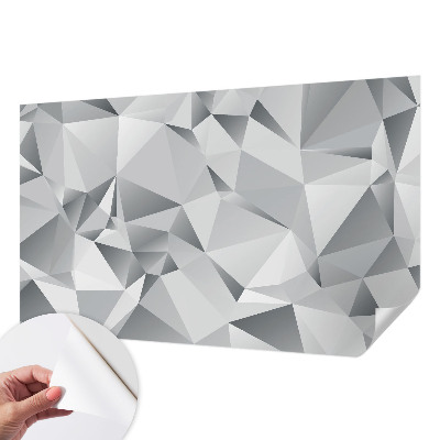 Fototapeta samoprzylepna do sypialni z abstrakcyjnym geometrycznym wzorem