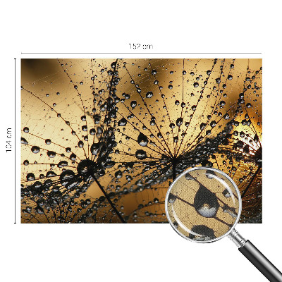 Fototapeta samoprzylepna do sypialni z delikatnym wzorem kropli