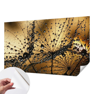 Fototapeta samoprzylepna do sypialni z delikatnym wzorem kropli