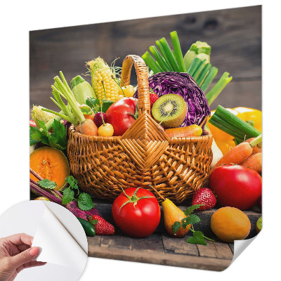 Tapeta fotograficzna z motywem owocowego bogactwa
