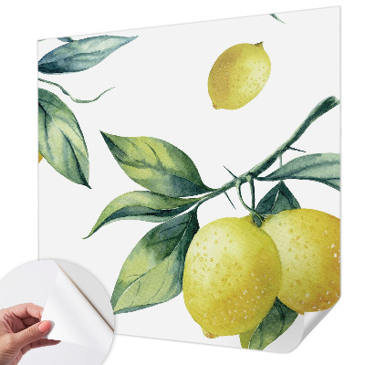 Tapeta fotograficzna samoprzylepna z motywem cytryny