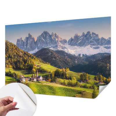 Fototapeta samoprzylepna do sypialni z motywem górskiego pejzażu
