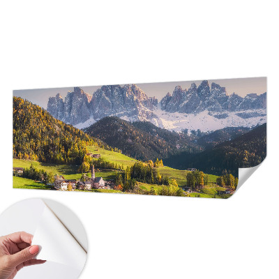 Fototapeta samoprzylepna do sypialni z motywem górskiego pejzażu