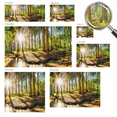 Fototapeta na ścianę z motywem leśnej idylli