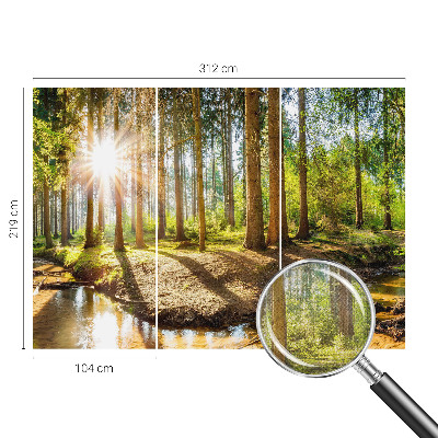 Fototapeta na ścianę z motywem leśnej idylli
