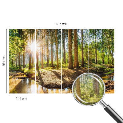Fototapeta na ścianę z motywem leśnej idylli