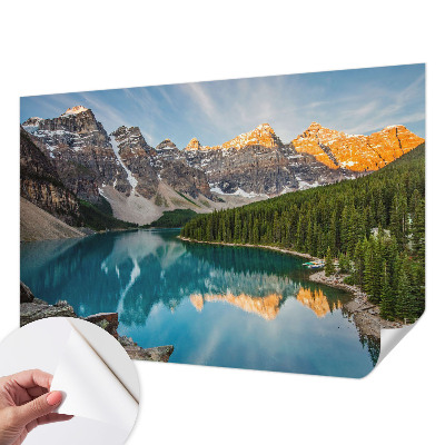 Tapeta fotograficzna z motywem górskiego odbicia