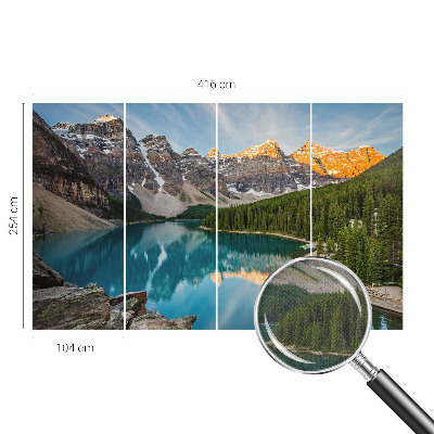 Tapeta fotograficzna z motywem górskiego odbicia