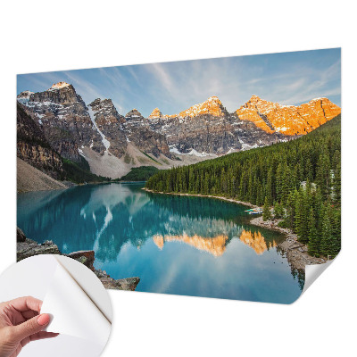 Tapeta fotograficzna z motywem górskiego odbicia