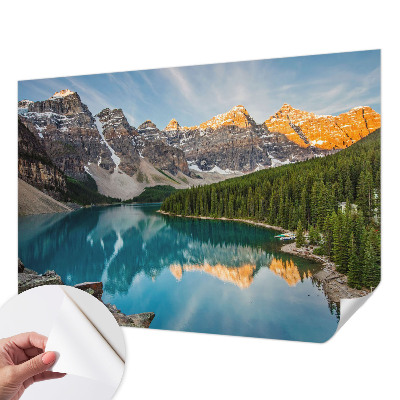 Tapeta fotograficzna z motywem górskiego odbicia