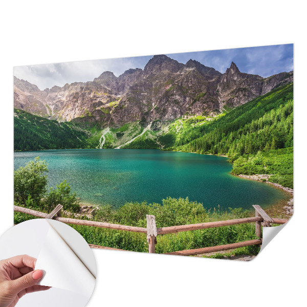 Fototapeta samoprzylepna z nadrukiem z motywem krajobrazu górskiego