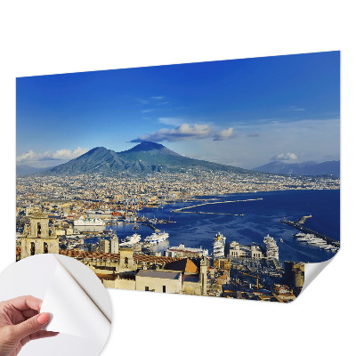Fototapeta samoprzylepna do sypialni z motywem nadmorskiej panormy