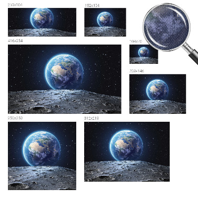 Tapeta fotograficzna samoprzylepna z motywem kosmicznej panoramy