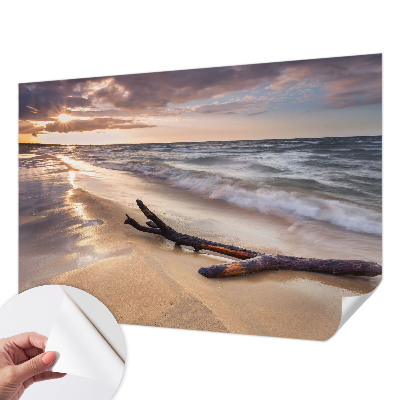 Dekoracyjna fototapeta na ścianę z motywem zachodniej plaży