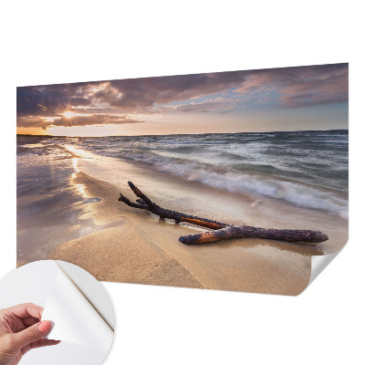 Dekoracyjna fototapeta na ścianę z motywem zachodniej plaży