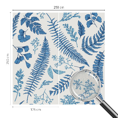 Nowoczesna fototapeta do salonu z botanicznym wzorem