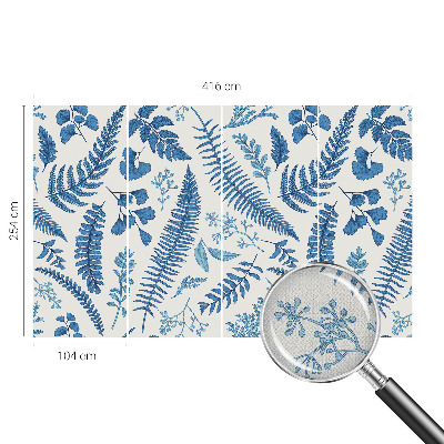 Nowoczesna fototapeta do salonu z botanicznym wzorem