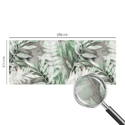 Tapeta fotograficzna z motywem akwarelowych liści