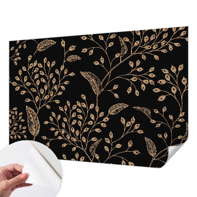 Tapeta fotograficzna samoprzylepna z motywem botanicznym w eleganckim stylu