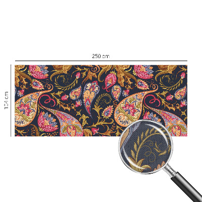 Fototapeta na ścianę z motywem kolorowego paisley