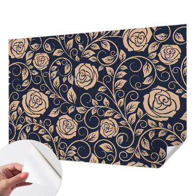 Tapeta fotograficzna samoprzylepna z motywem romantycznych kwiatów