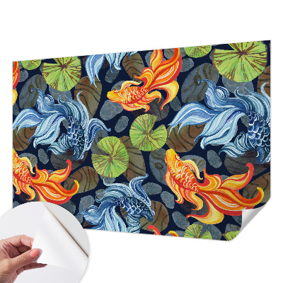 Nowoczesna fototapeta do salonu Rybne wzory