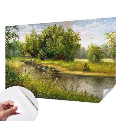 Tapeta fotograficzna z motywem wiejskiego pejzażu