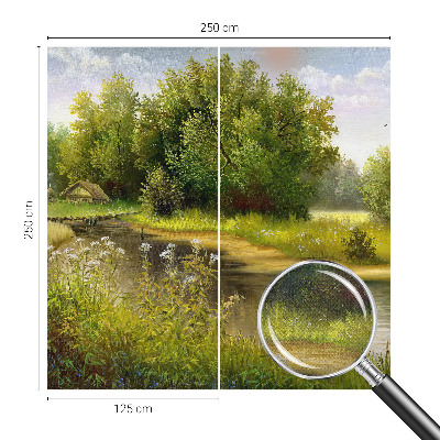 Tapeta fotograficzna z motywem wiejskiego pejzażu