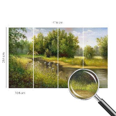 Tapeta fotograficzna z motywem wiejskiego pejzażu