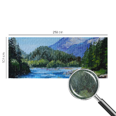 Fototapeta samoprzylepna do sypialni z motywem górskiej scenerii