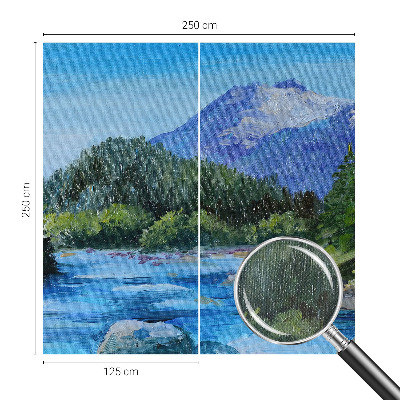 Fototapeta samoprzylepna do sypialni z motywem górskiej scenerii