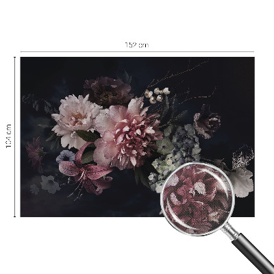 Tapeta fotograficzna samoprzylepna z kwiatową kompozycją