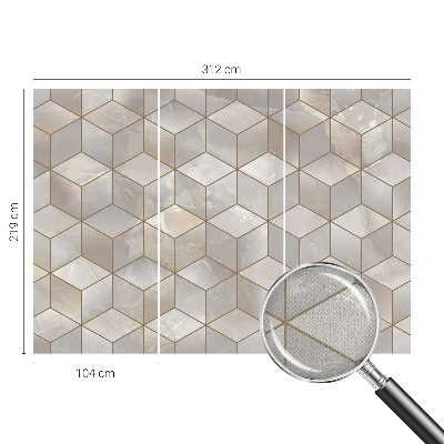 Fototapeta na ścianę z geometryczną mozaiką
