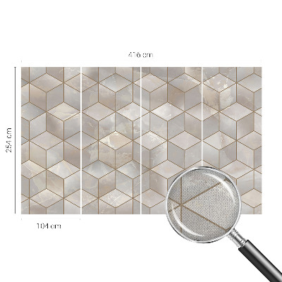 Fototapeta na ścianę z geometryczną mozaiką
