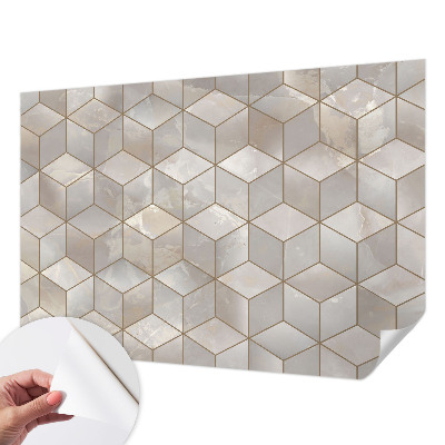 Fototapeta na ścianę z geometryczną mozaiką