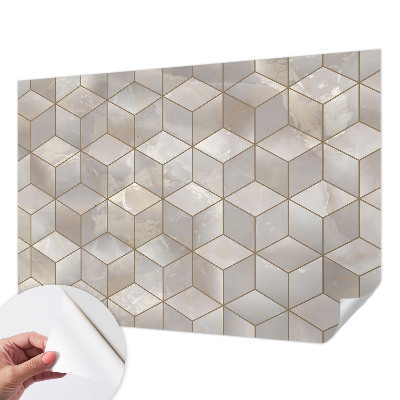 Fototapeta na ścianę z geometryczną mozaiką