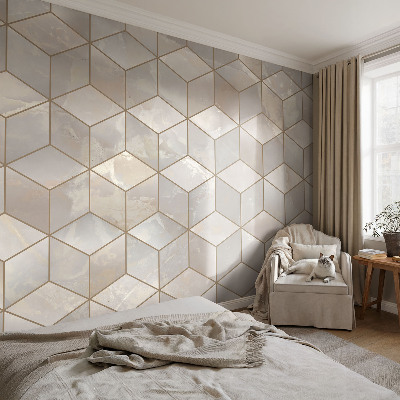 Fototapeta na ścianę z geometryczną mozaiką