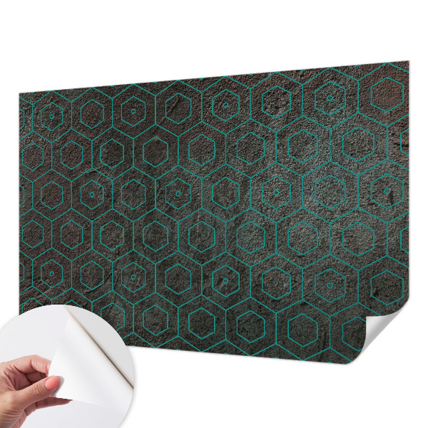 Dekoracyjna fototapeta na ścianę z geometrycznym wzorem