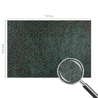 Dekoracyjna fototapeta na ścianę z geometrycznym wzorem