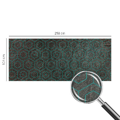 Dekoracyjna fototapeta na ścianę z geometrycznym wzorem