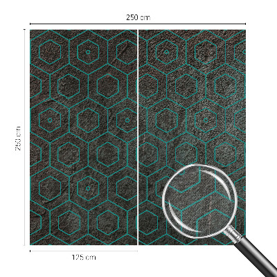 Dekoracyjna fototapeta na ścianę z geometrycznym wzorem